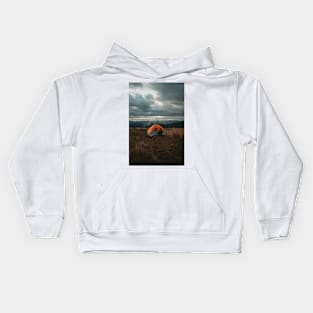 Camping Images Kids Hoodie